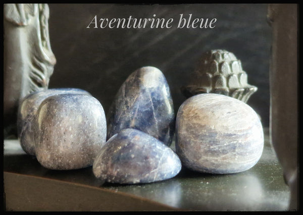 Aventurine Bleue en pierre roulée