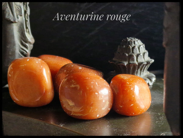 Aventurine Rouge en pierre roulée