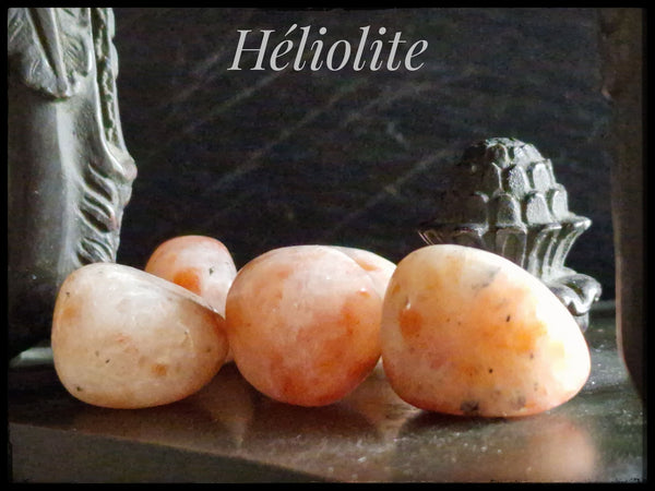 Héliolite - Pierre de Soleil en pierre roulée