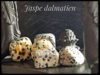 Jaspe Dalmatien en pierre roulée